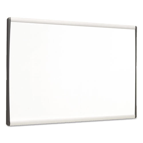 Arc Frame Cubicle Dry Erase Board, 24 X 14, White Surface, Silver Aluminum Frame.