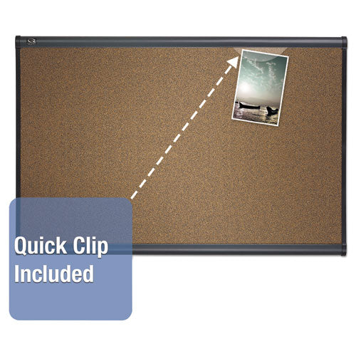 Prestige Bulletin Board, Brown Graphite-blend Surface, 48 X 36, Graphite Gray Aluminum Frame