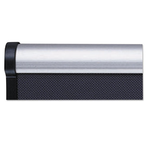 Prestige Gray Diamond Mesh Bulletin Board, 36 X 24, Gray Surface, Silver Aluminum/plastic Frame.