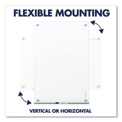 Brilliance Glass Dry-erase Boards, 48 X 36, White Surface.