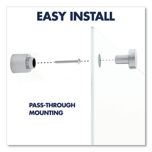 Brilliance Glass Dry-erase Boards, 48 X 36, White Surface.