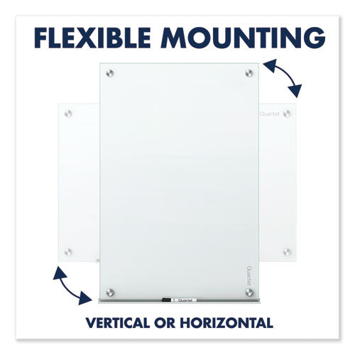 Infinity Glass Marker Board, 48 X 36, White Surface.