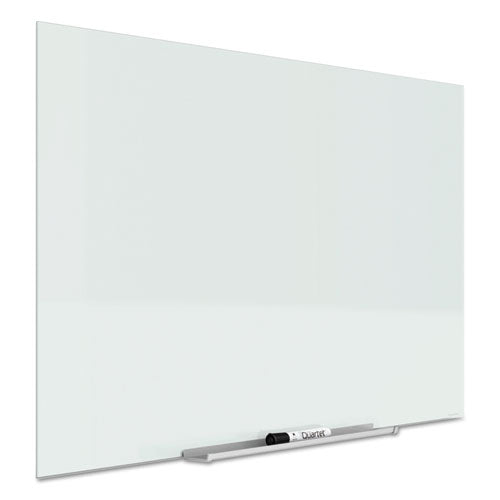 Invisamount Magnetic Glass Marker Board, 50 X 28, White Surface.