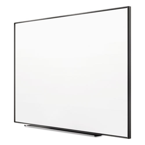 Fusion Nano-clean Magnetic Whiteboard, 48 X 36, White Surface, Black Aluminum Frame.