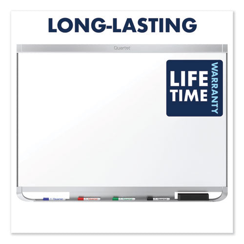 Prestige 2 Duramax Magnetic Porcelain, 48 X 36, White Surface, Silver Aluminum/plastic Frame.