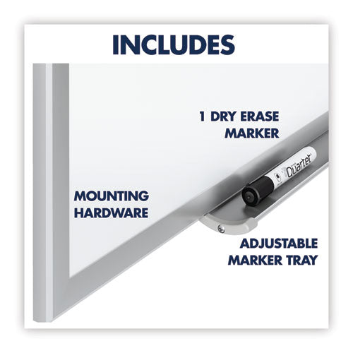 Classic Series Total Erase Dry Erase Boards, 24 X 18, White Surface, Silver Anodized Aluminum Frame.