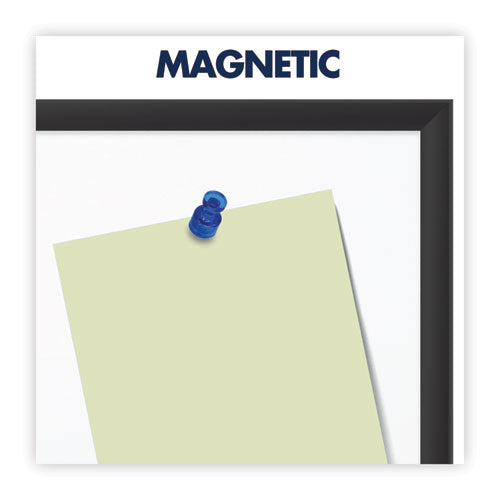 Classic Series Nano-clean Dry Erase Board,24 X 18, White Surface, Black Aluminum Frame.