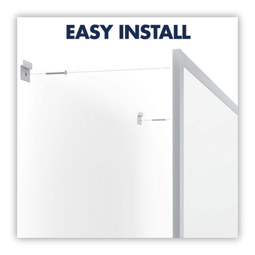 Classic Series Nano-clean Dry Erase Board, 48 X 36, White Surface, Silver Aluminum Frame.