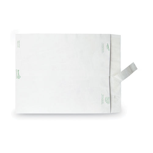 Lightweight 14 Lb Tyvek Catalog Mailers, #13 1/2, Square Flap, Redi-strip Adhesive Closure, 10 X 13, White, 50/box