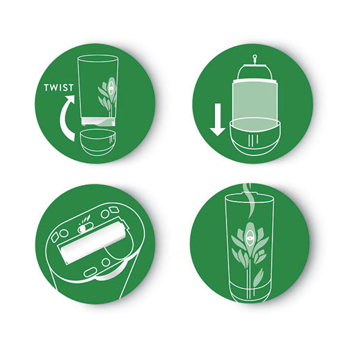 Freshmatic Ultra Automatic Spray Refill,Fresh Waters, 5.89 Oz Aerosol Spray, 2/pack