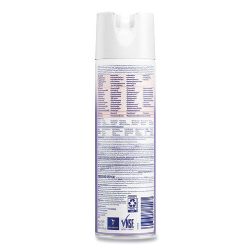 Disinfectant Spray, Lavender, 19 Oz Aerosol Spray, 12/carton