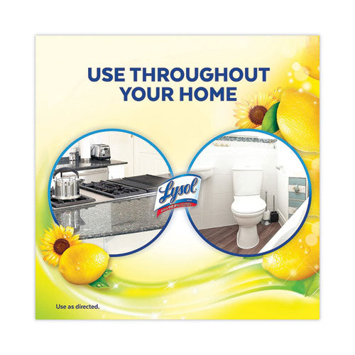 Clean And Fresh Multi-surface Cleaner, Sparkling Lemon And Sunflower Essence,10.75 Oz Bottle, 20/carton