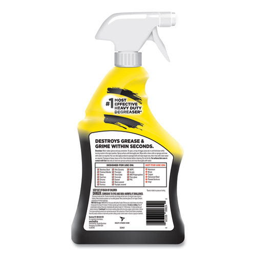 Heavy Duty Cleaner Degreaser, 32 Oz Spray Bottle.