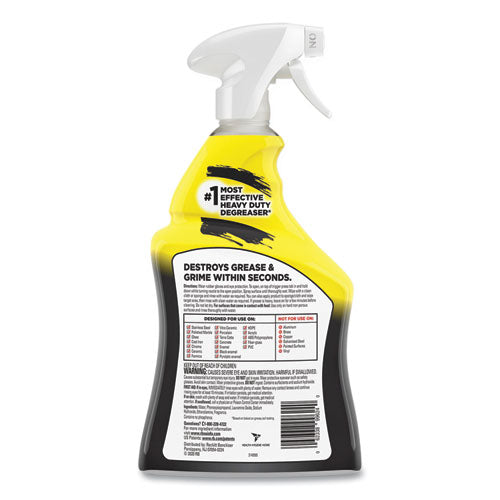 Heavy Duty Cleaner Degreaser, 32 Oz Spray Bottle, 6/carton.