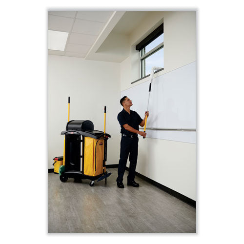 Vinyl Cleaning Cart Bag For Rubbermaid Commercial 9t76,9t77 And 9t78, 34 Gal, 17.5" X 10.5" X 33", Yellow