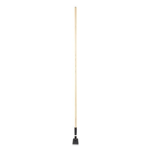 Snap-on Hardwood Dust Mop Handle, 1.5" Dia X 60", Natural.