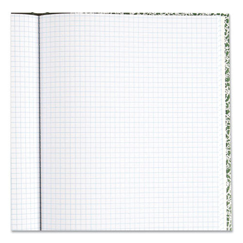 Lab Notebook, Quadrille Rule (5 Sq/in), Green Marble Cover, (96) 10.13 X 7.88 Sheets.