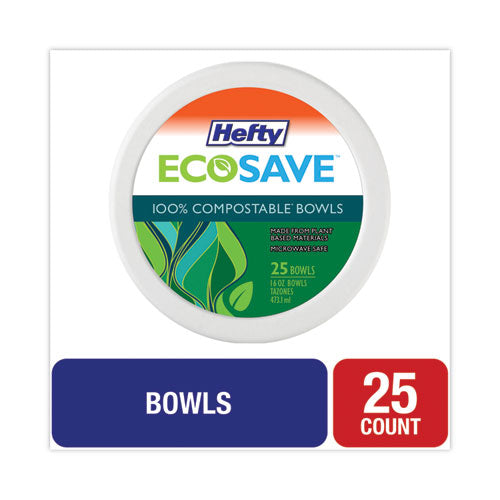 EcoSave Bagasse Plates – 6.75" Diameter, White, 30-Pack | Sustainable Disposable Tableware