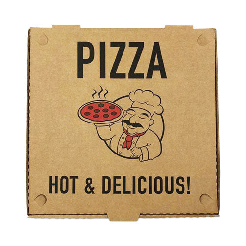 Pizza Boxes, 12 X 12 X 2, Brown, Paper, 50/pack
