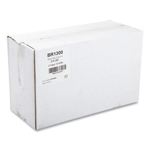 Register Rolls, 3" X 150 Ft, White, 30/carton.