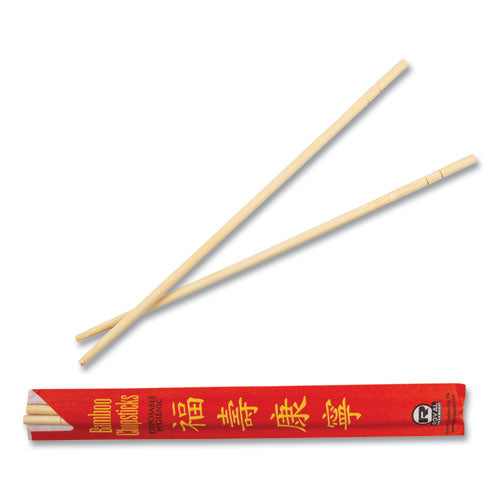 Chopsticks, Bamboo, 9", Natural, 1000/carton