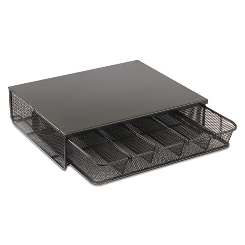 One Drawer Hospitality Organizer, 5 Compartments, 12.5 X 11.25 X 3.25, Black.