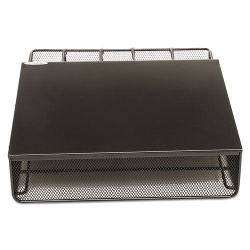 One Drawer Hospitality Organizer, 5 Compartments, 12.5 X 11.25 X 3.25, Black.
