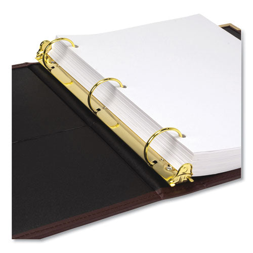 Classic Collection Ring Binder, 3 Rings, 1" Capacity, 11 X 8.5, Burgundy.