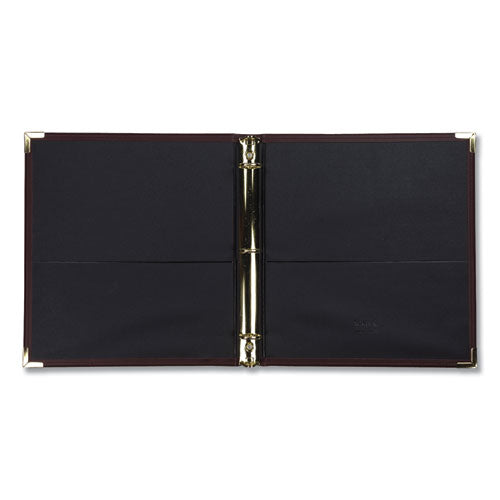 Classic Collection Ring Binder, 3 Rings, 1" Capacity, 11 X 8.5, Burgundy.