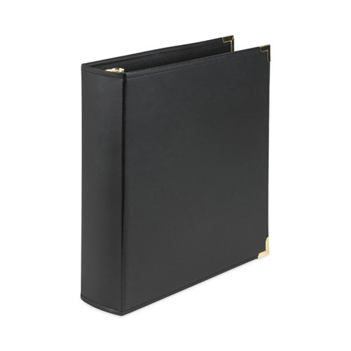 Classic Collection Ring Binder, 3 Rings, 2" Capacity, 11 X 8.5, Black.