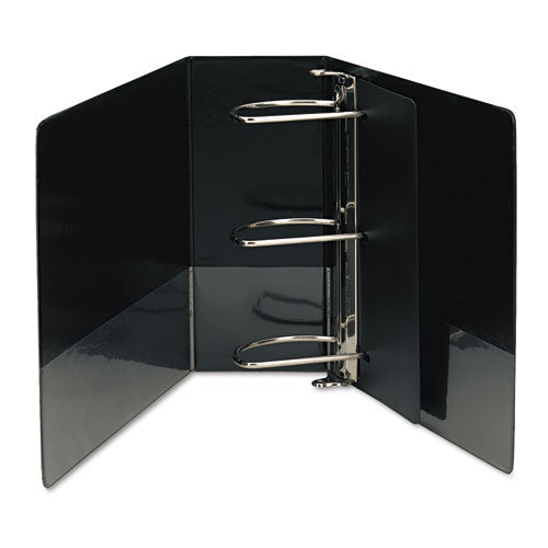 Nonstick D-ring View Binder, 3 Rings, 5" Capacity, 11 X 8.5, Black.