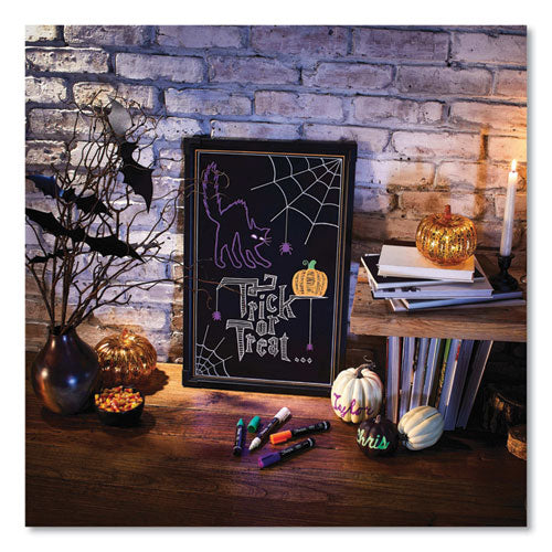 Wet-erase Chalk Marker, Medium Bullet Tip, White, 2/pack.