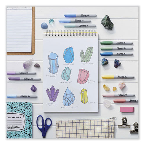 Mystic Gems Markers, Fine Bullet Tip, Assorted, 24/pack.