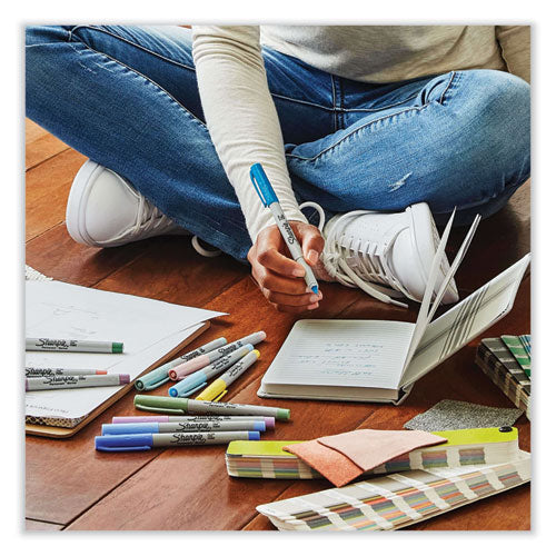 Mystic Gems Markers, Ultra-fine Needle Tip, Assorted, 24/pack.