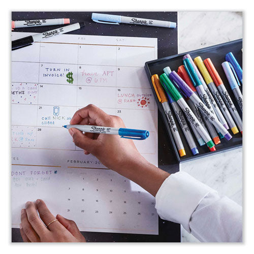 Mystic Gems Markers, Ultra-fine Needle Tip, Assorted, 24/pack.