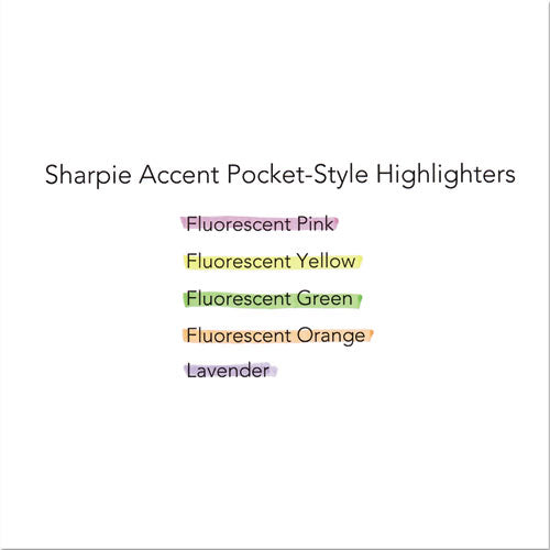 Pocket Style Highlighters, Fluorescent Yellow Ink, Chisel Tip, Yellow Barrel, Dozen.