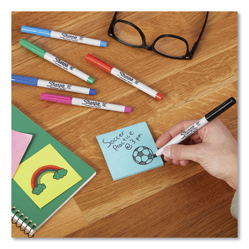 Ultra Fine Tip Permanent Marker, Ultra-fine Needle Tip, Red, Dozen.