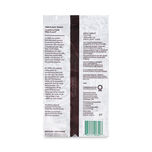 Coffee, Pike Place, 2.5oz, 18/box.