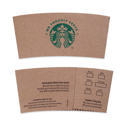 Cup Sleeves, Fits 12, 16, 20 Oz Hot Cups, Kraft, 1,380/carton.