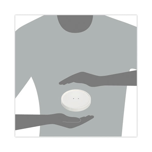 Paper Lids for 32 oz Food Containers – Vented, 4.6" Diameter x 0.7" H – White (500 Lids Total, 25/Bag, 20 Bags/Carton)