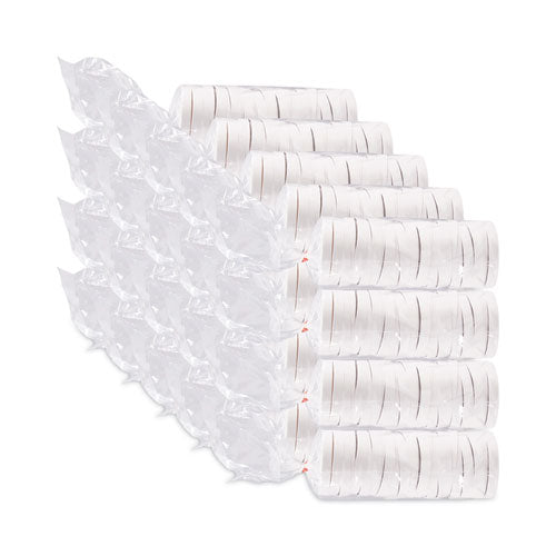 Paper Lids for 32 oz Food Containers – Vented, 4.6" Diameter x 0.7" H – White (500 Lids Total, 25/Bag, 20 Bags/Carton)