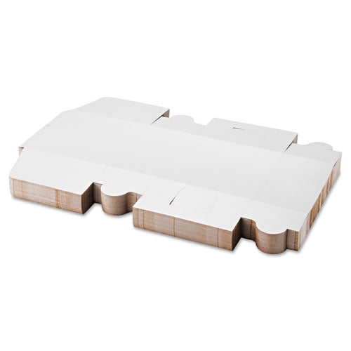 White One-piece Non-window Bakery Boxes, 10 X 10 X 5.5, White, Paper, 100/carton.