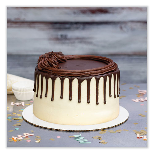 Bright White Cake Circles, 16" Diameter, White, Paper, 100/carton.