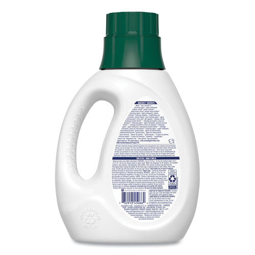 Natural Liquid Laundry Detergent, Fragrance Free, 45 Oz Bottle