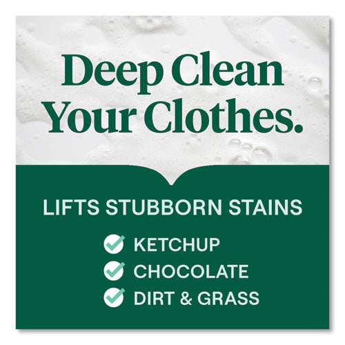 Natural Liquid Laundry Detergent, Fragrance Free, 45 Oz Bottle.