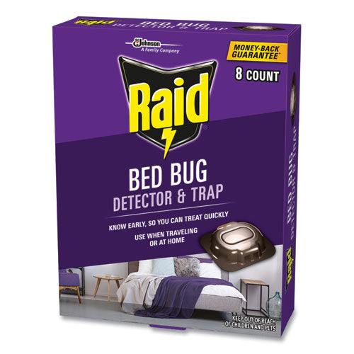 Bed Bug Detector And Trap, 0.19 Lb Trap, 8 Traps/box, 6/carton.