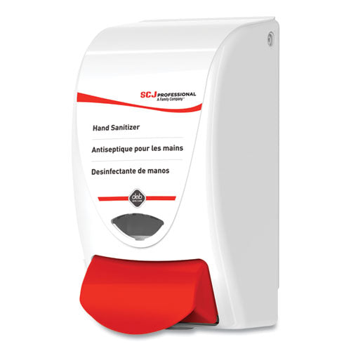 Hand Sanitizer Dispenser, 1 Liter Capacity, 4.92 X 4.6 X 9.25, White.