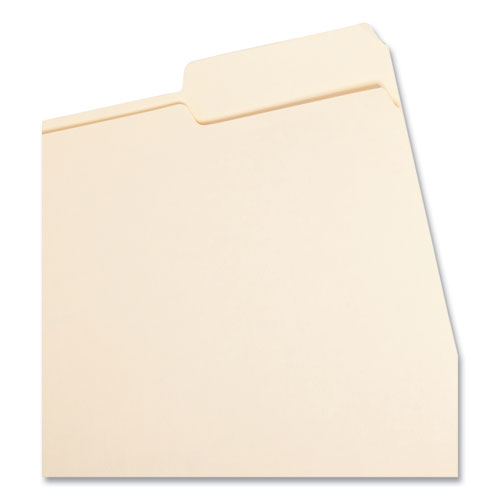 Manila File Folders, 1/3-cut Tabs: Right Position, Letter Size, 0.75" Expansion, Manila, 100/box.