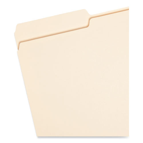 Top Tab File Folders With Antimicrobial Product Protection,1/3-cut Tabs: Assorted, Legal, 0.75" Expansion, Manila, 100/box