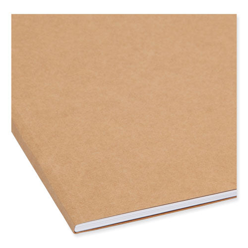 Top Tab Fastener Folders, Guide-height 2/5-cut Tabs, 0.75" Expansion, 2 Fasteners, Legal Size, 11-pt Kraft, 50/box.